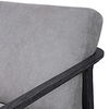 Brunei Modern Gray Accent Chair, Furniture by Uttermost, 28.25" width x 33.5" height x 32.5" depth thumbnail 9