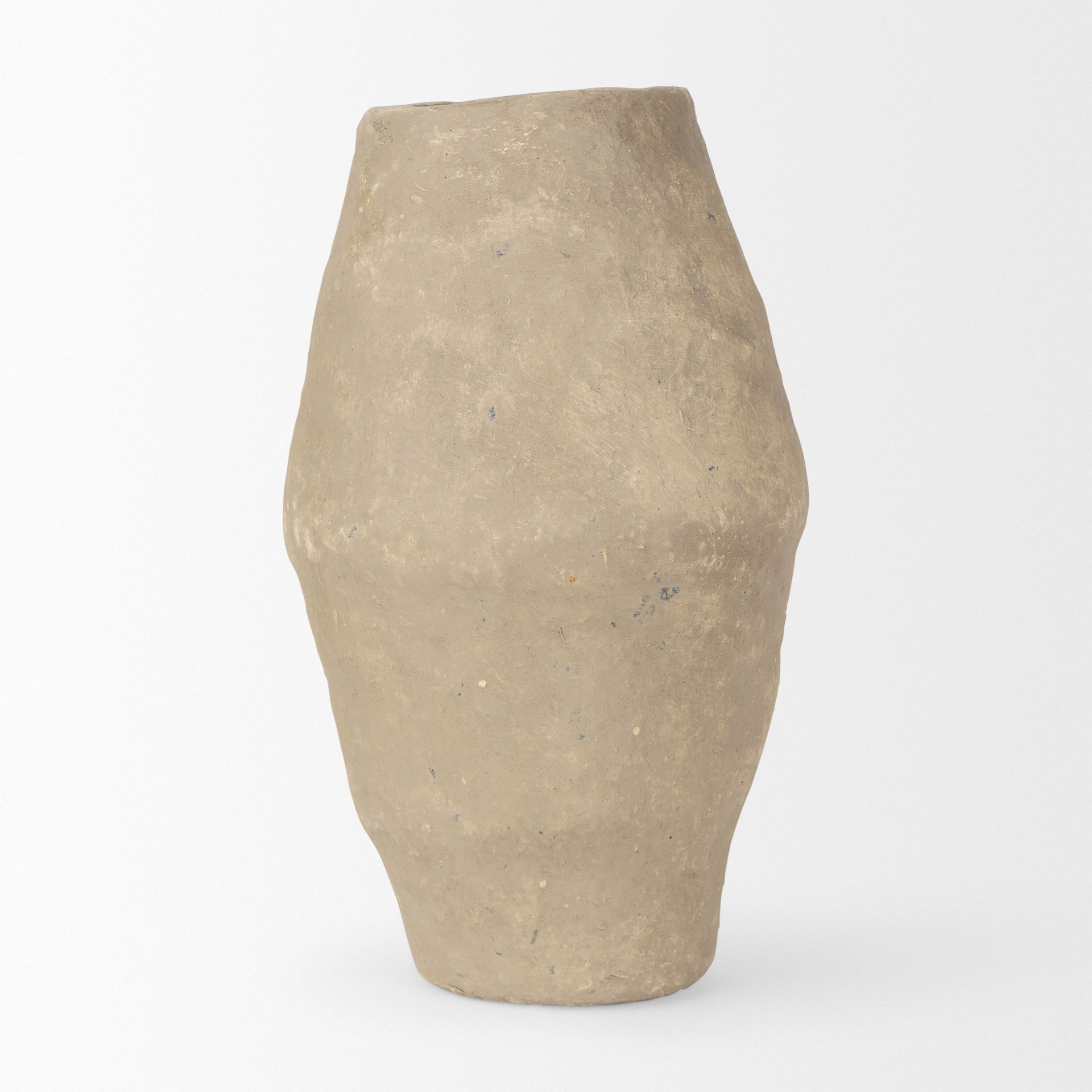 Rundal Small Gray Paper Mache Vase large image 