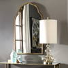 Formoso Amber Glass Table Lamp, by Uttermost, 12" width x 32.75" height x 12" depth thumbnail 2