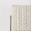 Tahoe Cream Boucle Upholstered and Light Brown Wood Armless Dining Chair thumbnail 9