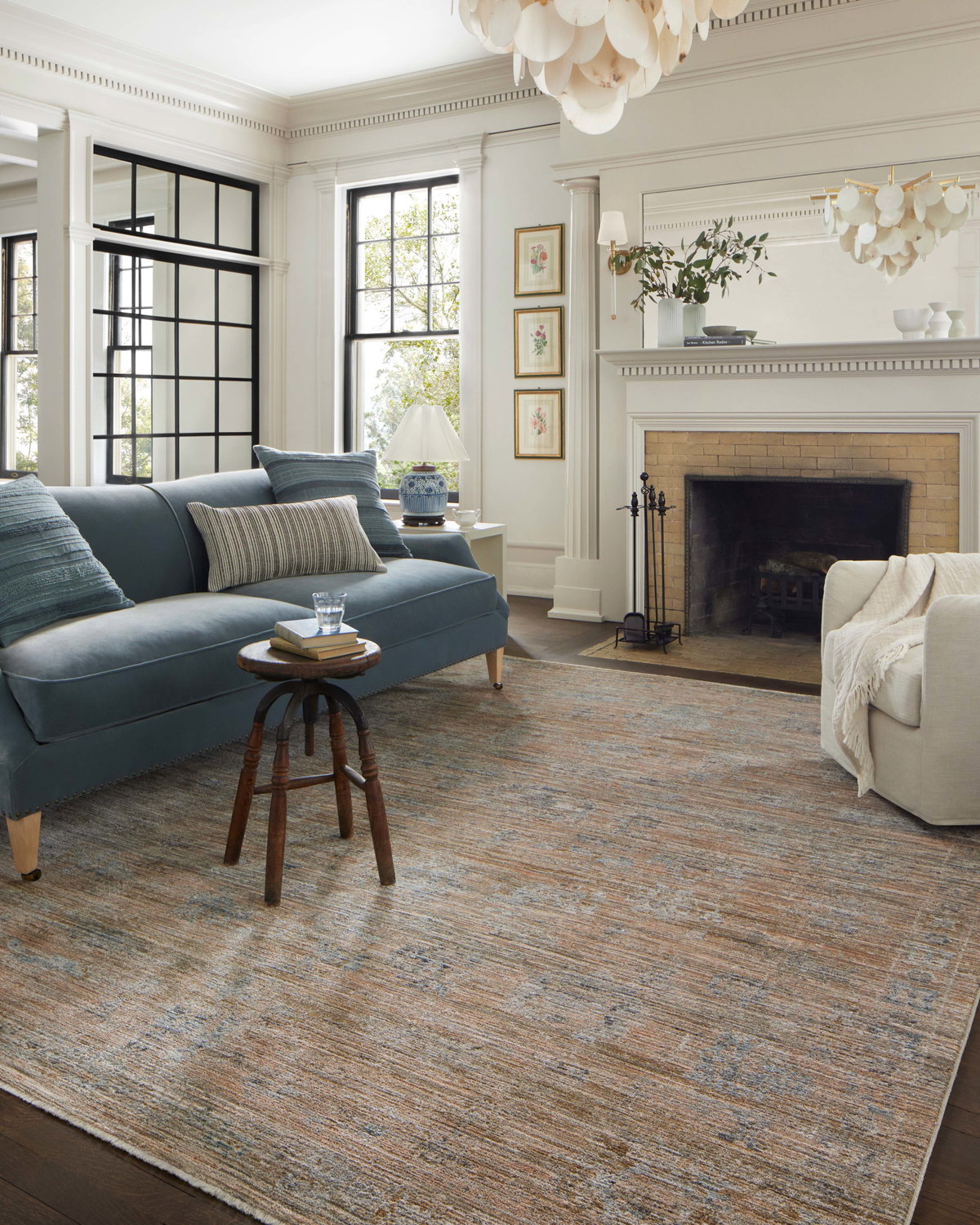 Jean Stoffer x Loloi Katherine Rug, 1'6" length x 1'6" width View 3
