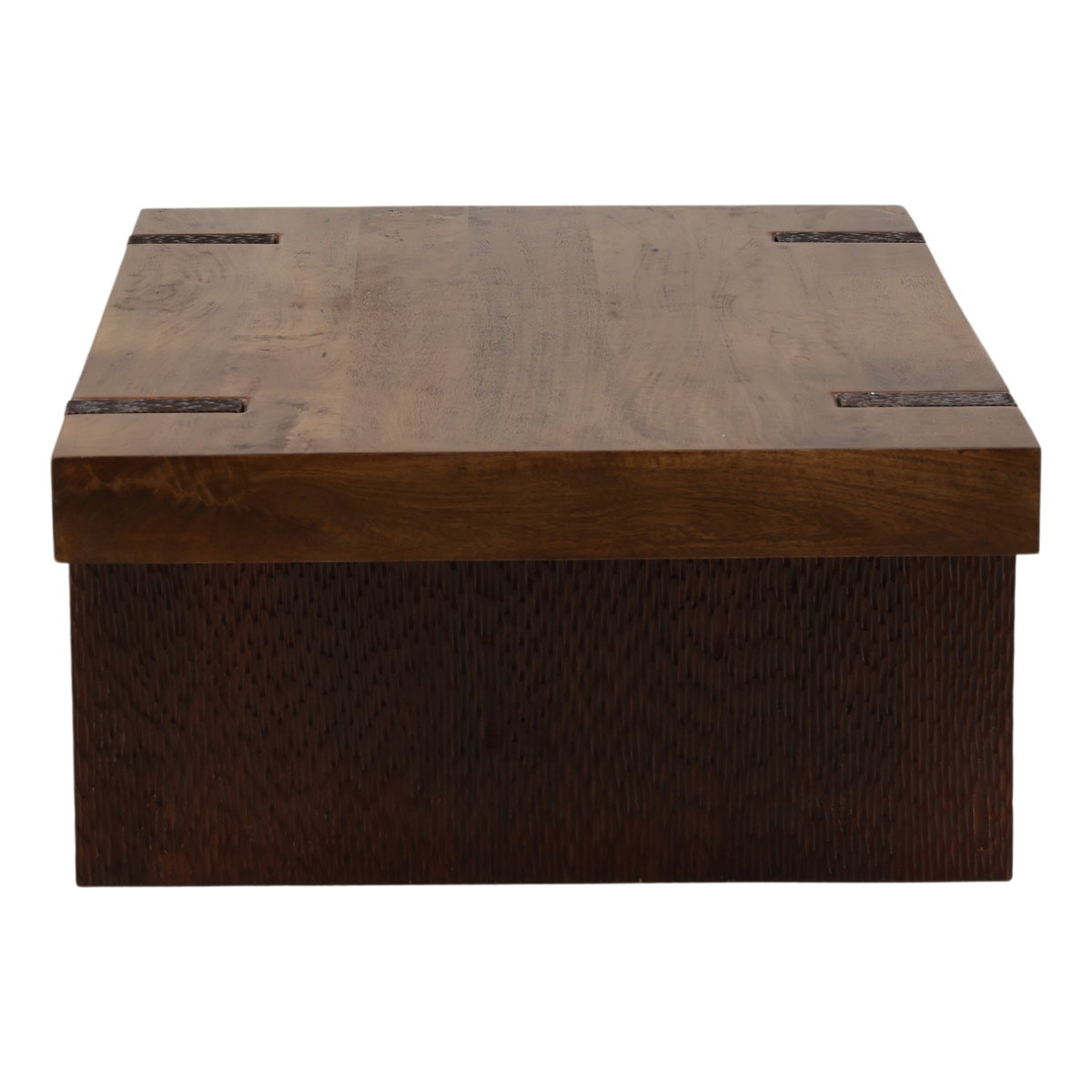 Celestino Coffee Table Brown, by Dovetail, 56" width x 16" height x 32" depth View 3