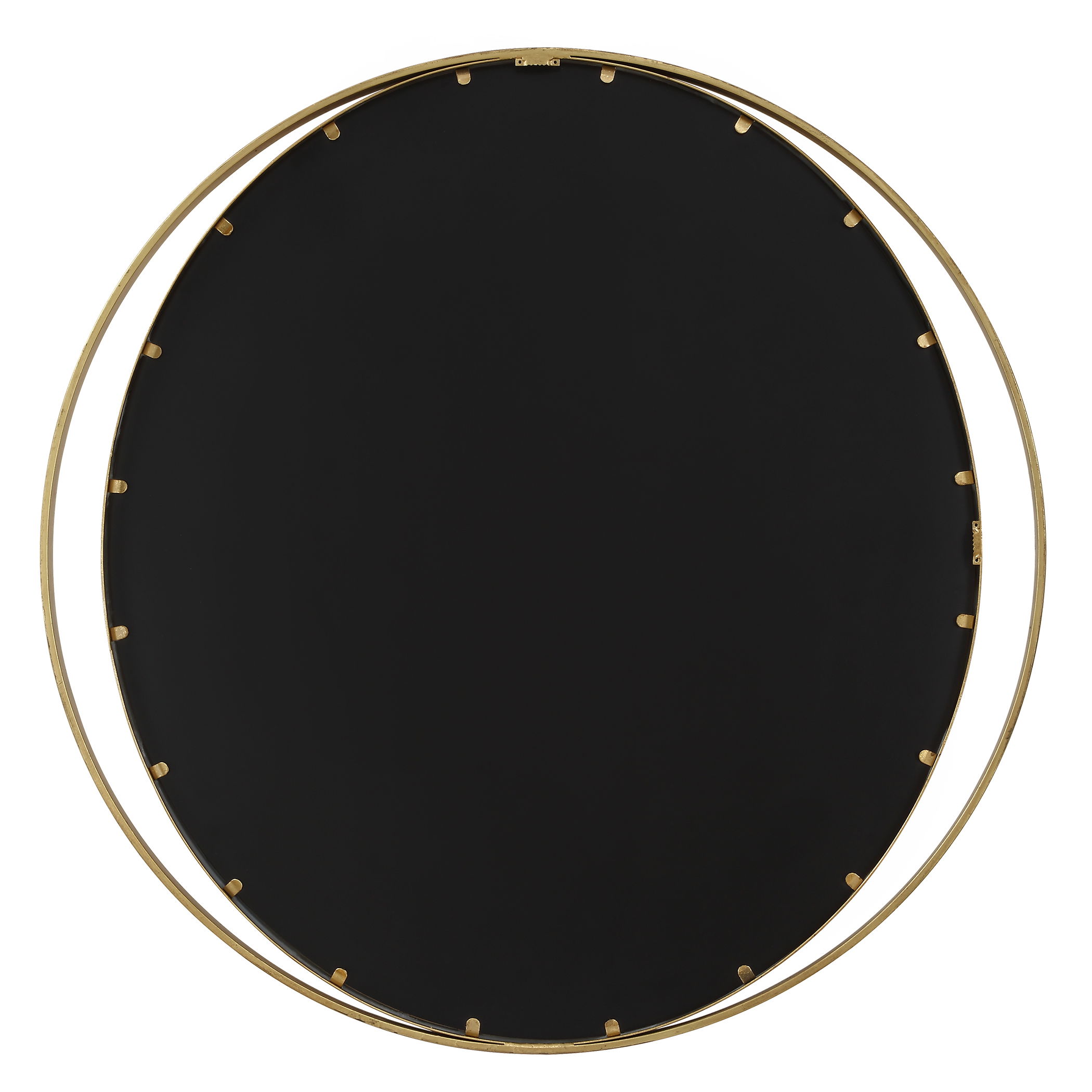 Rhodes Gold Round Mirror large image 