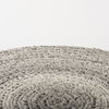 Bina  Dark Gray 4 Legged Wool Stool thumbnail 7