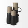 Garand Large 18.8H Two-Toned Black/Natural Ceramic Jug, Decorative Jar by Mercana, 7" length x 6" width x 16" height thumbnail 9