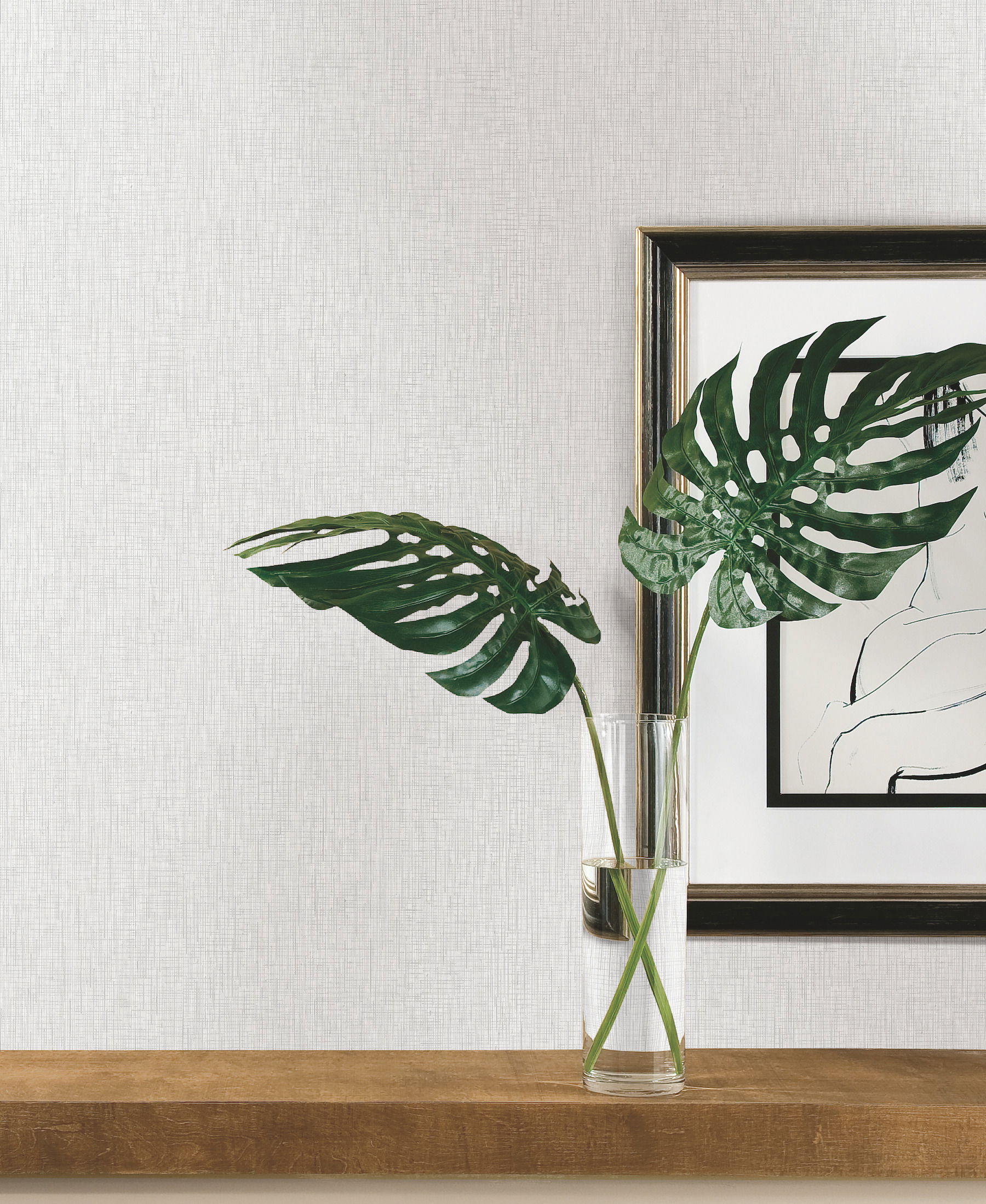 Threaded Silk White Wallpaper Threaded Silk White Wallpaper large image