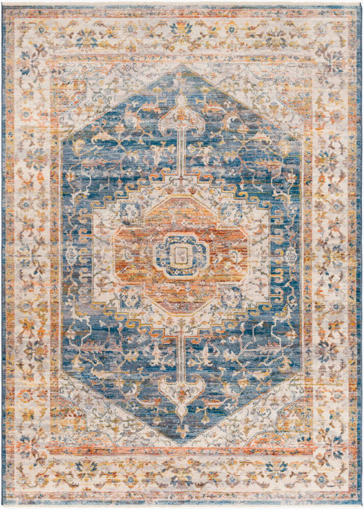 Ephesians Machine Woven Rug, by Surya, 1'3.75" length x 1'3.75" width