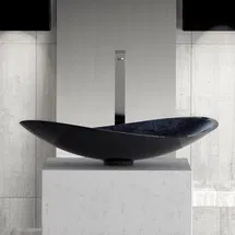 Online Designer Bathroom SPE-MIL-STB Maestro Bath Milano 15'' Pert/Acrylic Oval Bathroom Sink