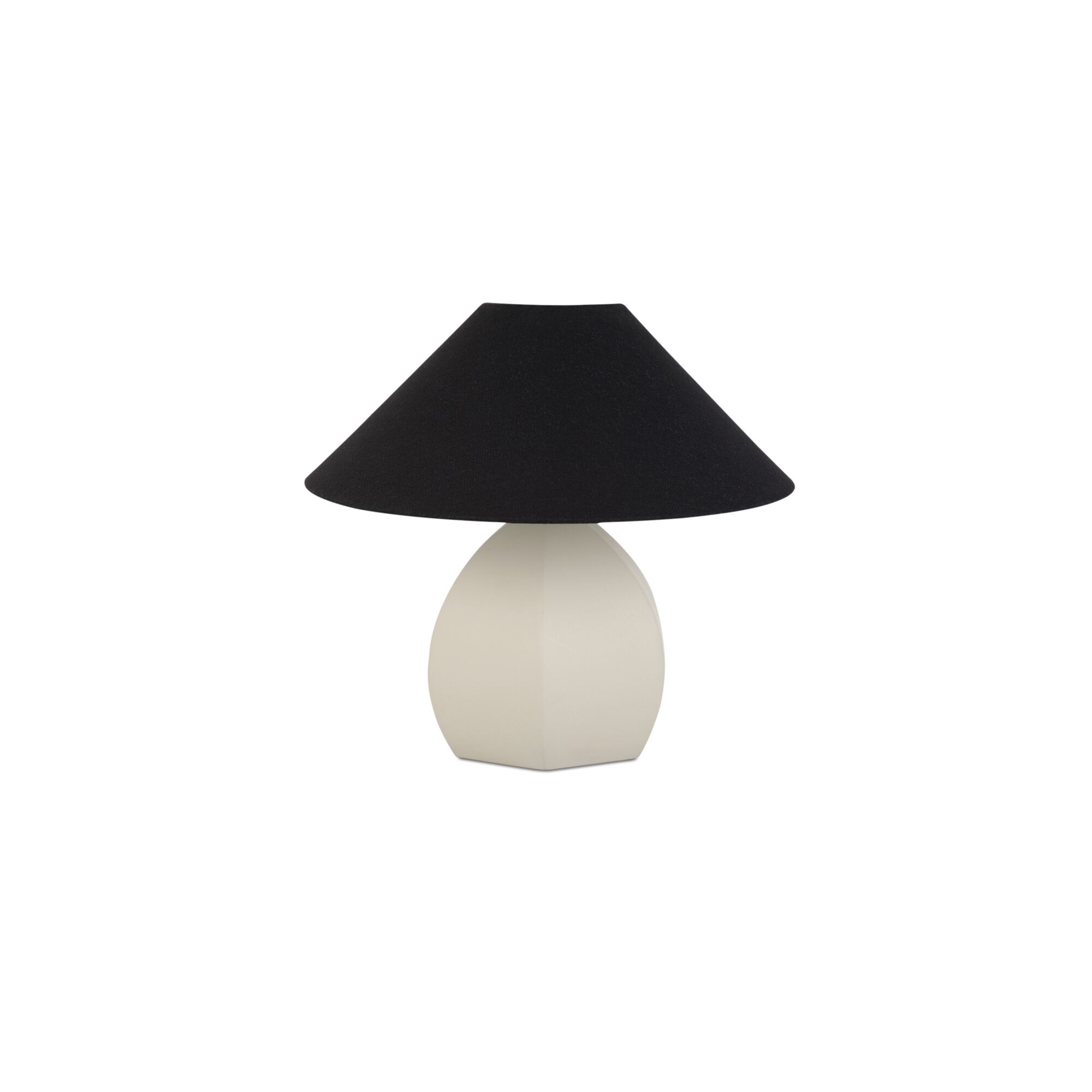 Keeley Table Lamp White, by Moe's Home, 15.75" width x 14.95" height x 15.75" depth View 1