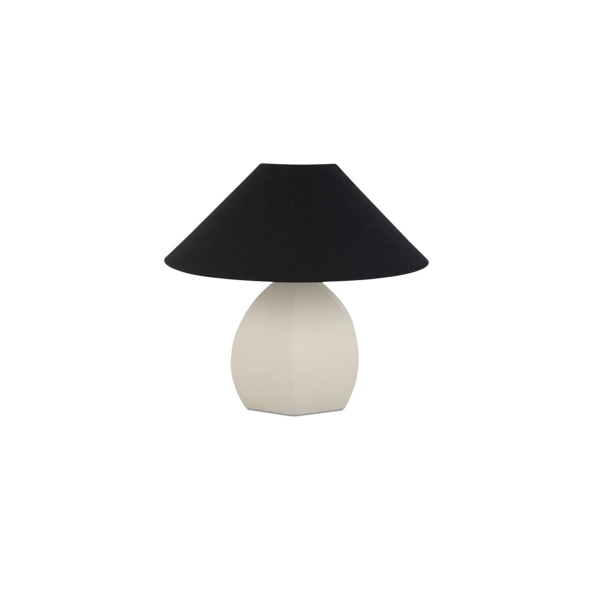 Keeley Table Lamp White, by Moe's Home, 15.75" width x 14.95" height x 15.75" depth View 1