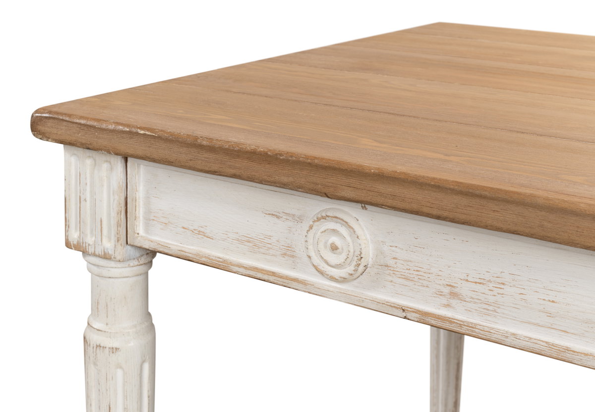 Lady's Dining Table, by Sarreid, 2'8" length x 5'3" width x 2'7" height View 12