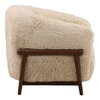 Prescott Occasional Chair Cream, Accent Chair by Dovetail, 32.6" width x 29.7" height x 32" depth thumbnail 3