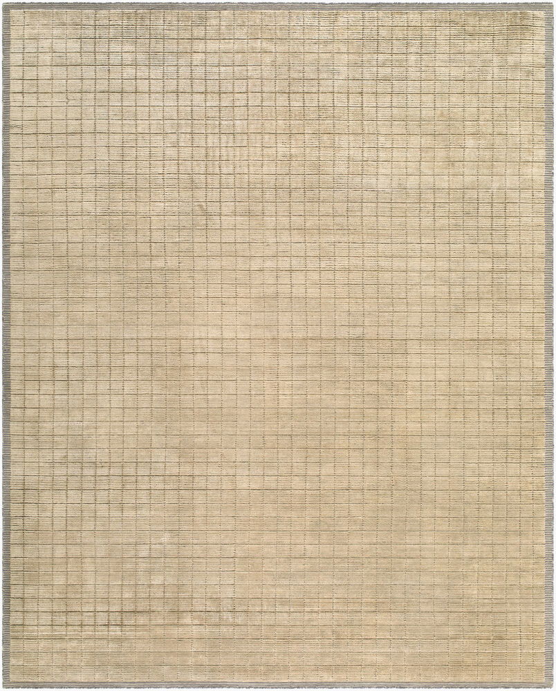 Carre Handmade Rug, by Surya, 6' length x 4' width