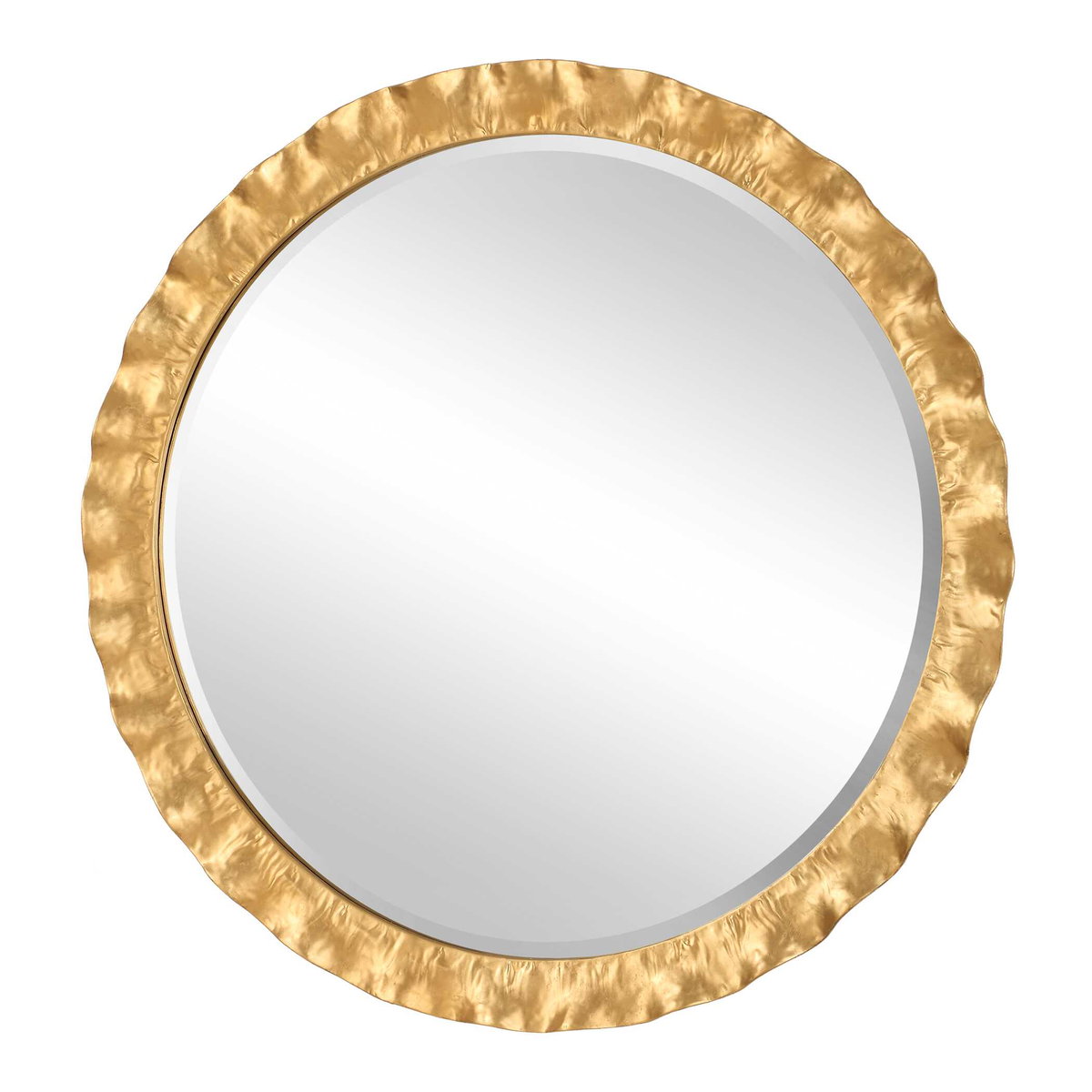 Haya Round Gold Mirror, by Uttermost, 39.75" width x 39.75" height x 2" depth View 5