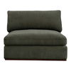 Rue Slipper Chair Deep Green, Accent Chair by Moe's Home, 41" width x 23.6" height x 41" depth thumbnail 1