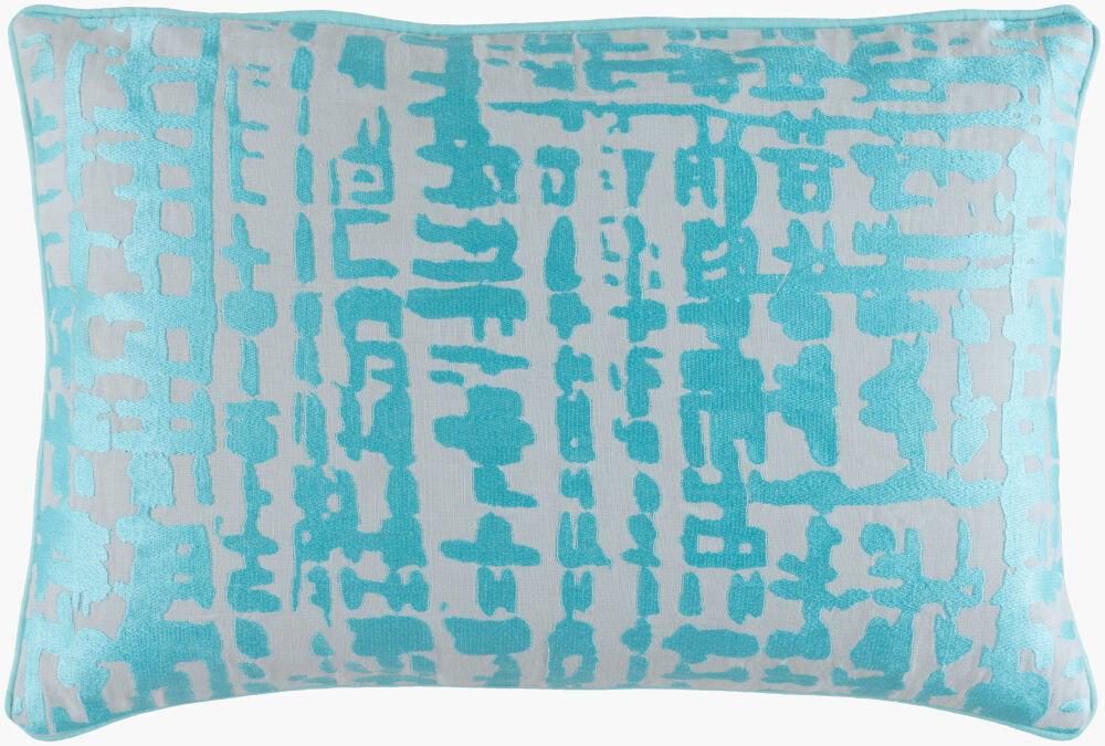 Hessian Lumbar Pillow, Decorative Pillow by Surya, 13" length x 20" width