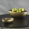 Ovate Brass Bowls Set Of 2, Decorative Tray by Uttermost, 15" width x 4.5" height x 12" depth thumbnail 2