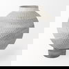 Blume 12.5H Off-White with Gray Textured Vase, by Mercana, 9.45" length x 9.45" width x 12.6" height thumbnail 4
