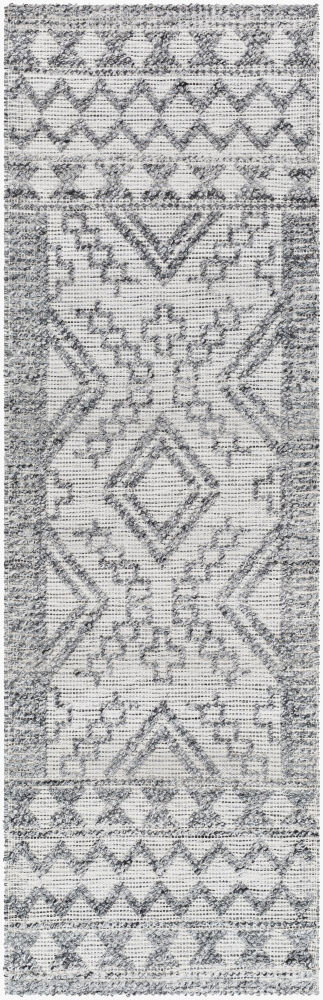 Napoli Handmade Rug, by Surya, 8' length x 2'6" width