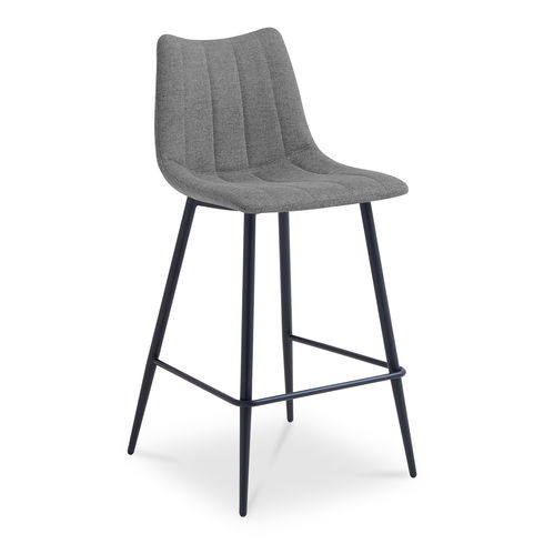 Alibi Bar Stool Dark Grey-set Of Two