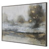 Gilt Misty Landscape Framed Print, Art by Uttermost, 48.25" width x 32.25" height x 1.57" depth thumbnail 5