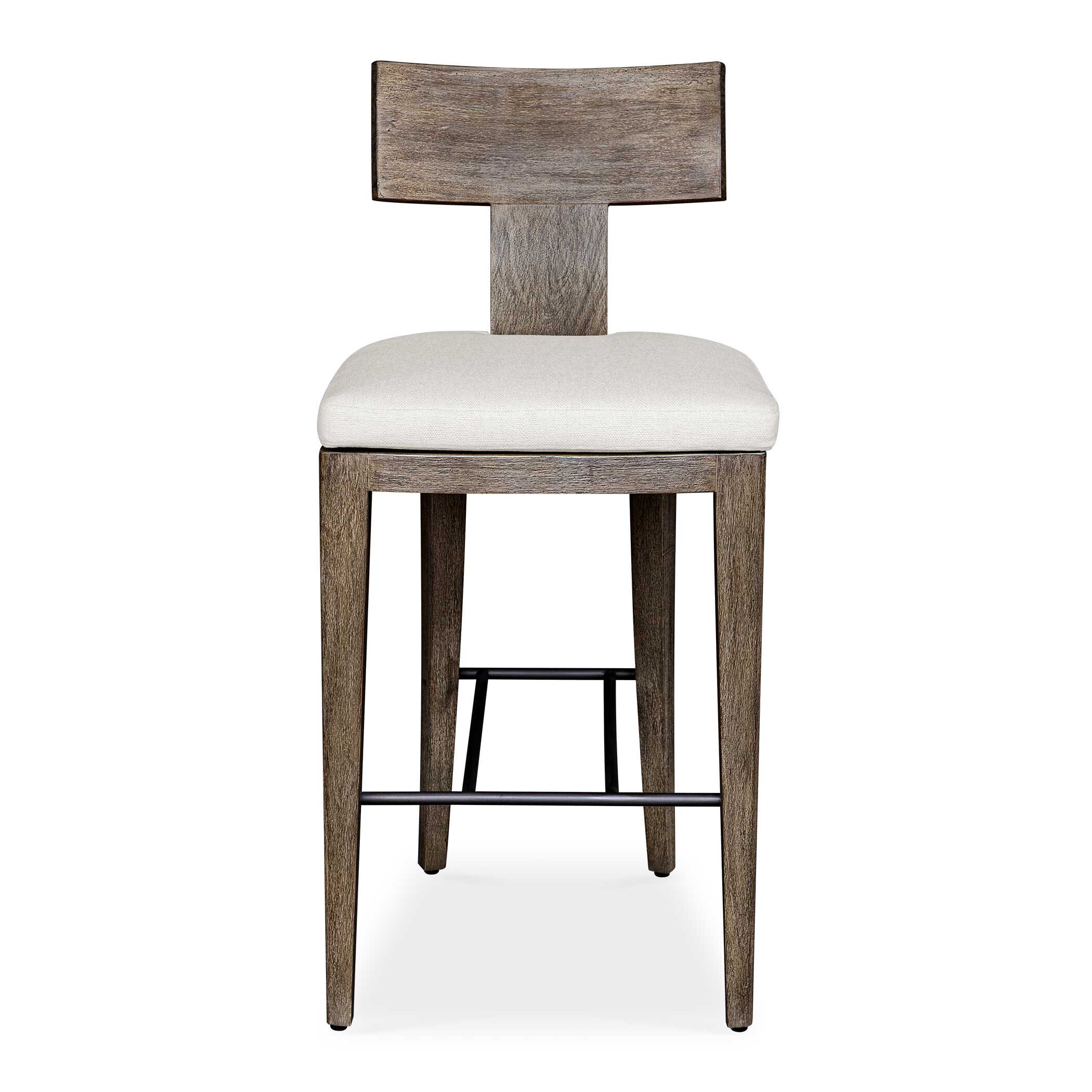 Cellini Outdoor Bar Stool, Furniture by Uttermost, 20" width x 43.5" height x 23.25" depth View 1