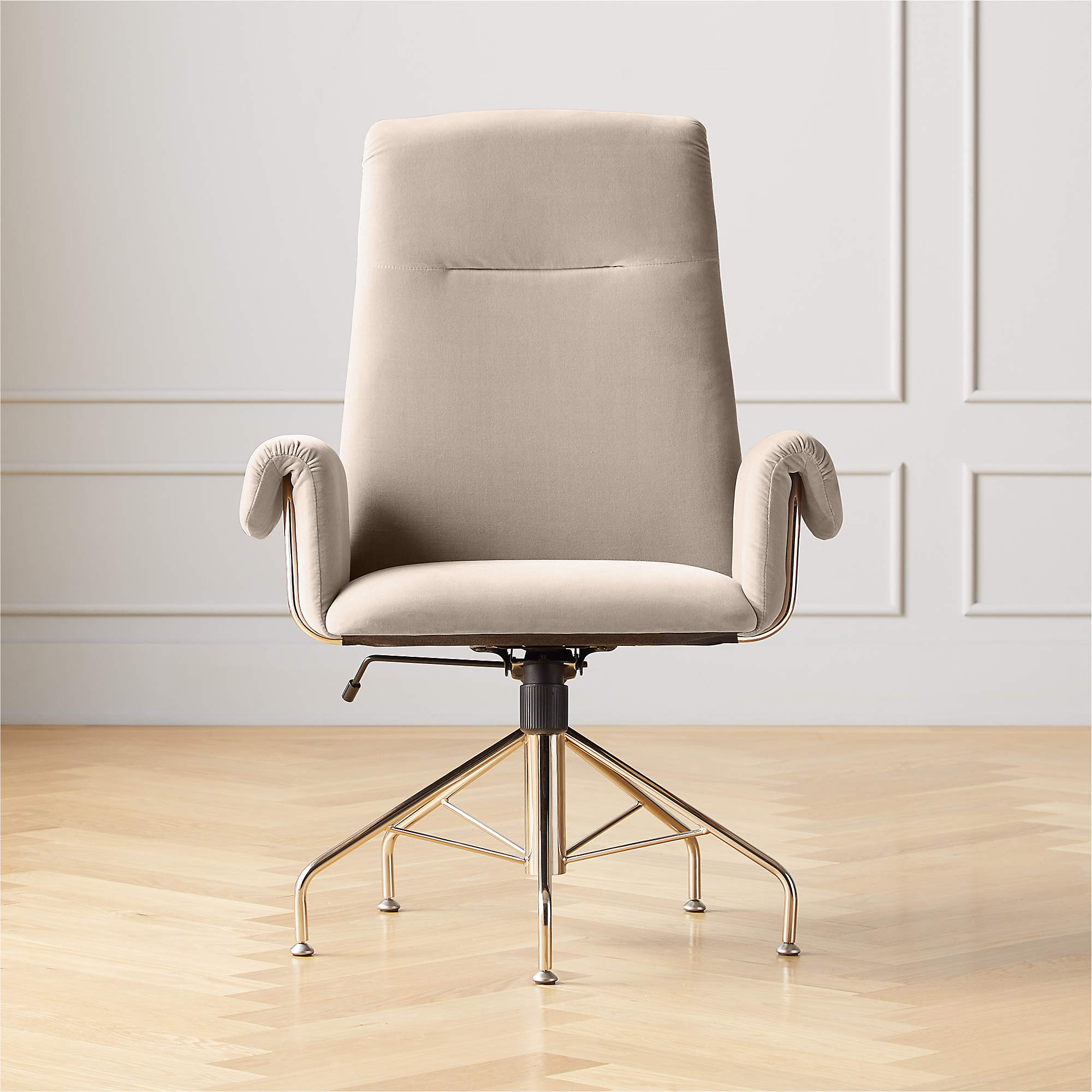 Online Designer Business/Office Saviti Bone Velvet Office Chair