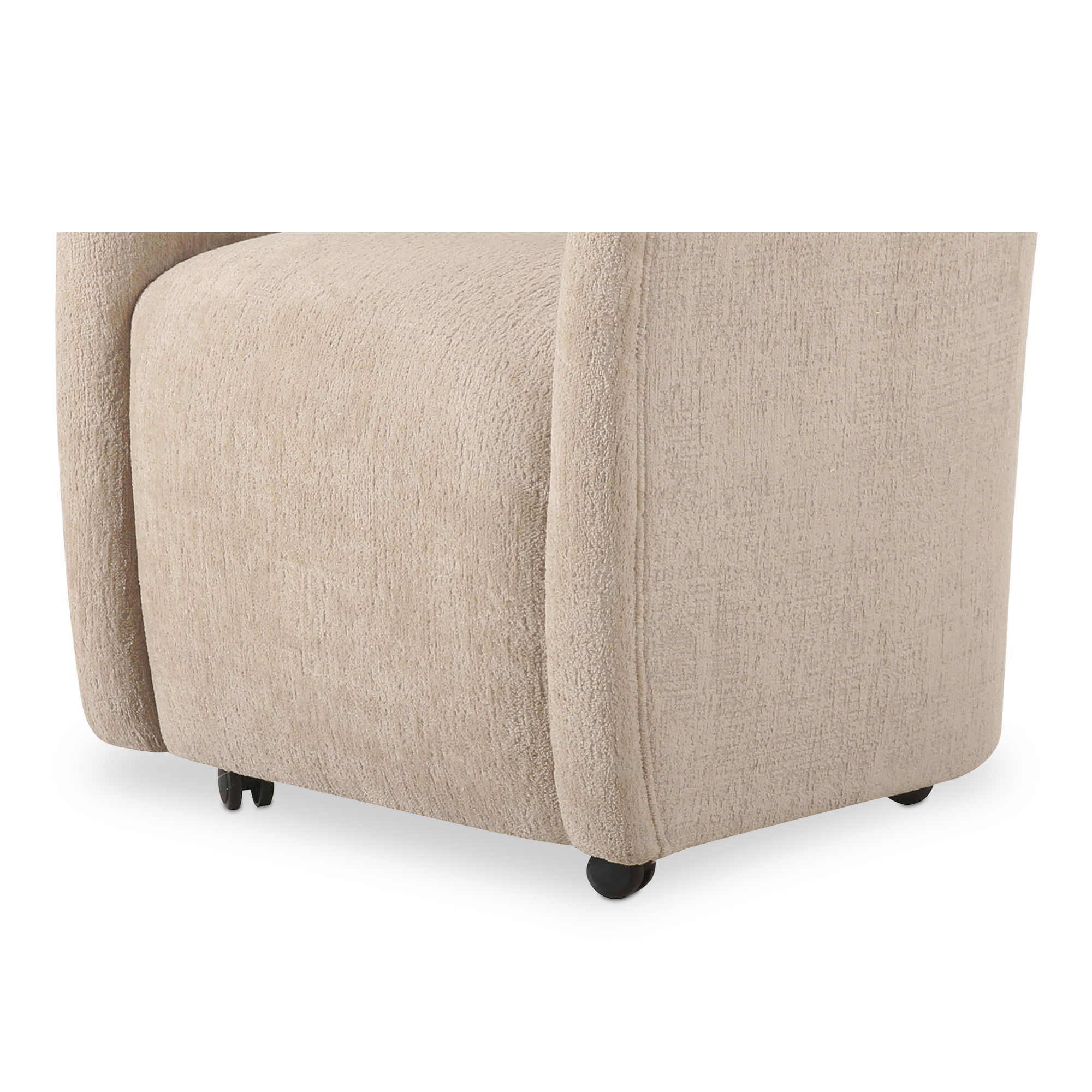 Drava Rolling Dining Chair Beige large image 