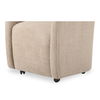 Drava Rolling Dining Chair Beige thumbnail 6