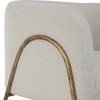 Jacobsen Off White Shearling Accent Chair, by Uttermost, 27" width x 29" height x 27" depth thumbnail 8