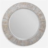 Repose Whitewash Round Mirror thumbnail 0