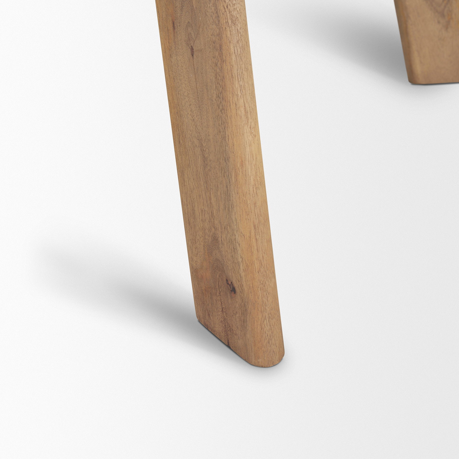 Welborn 72' Light Brown Wood Rectangular Dining Table, by Mercana, 72" length x 40" width x 30" height View 10