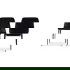 Sedona Dining Chair Shadowed Black Velvet - Set Of Two thumbnail 2