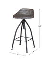 Kairu Wooden Bar Stool, Counter & Bar Stool by Uttermost, 16" width x 34.5" height x 16" depth thumbnail 3