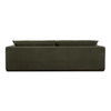 Rue Sleeper Sofa Deep Green, Sofa Bed by Moe's Home, 97.5" width x 25" height x 40.5" depth thumbnail 6