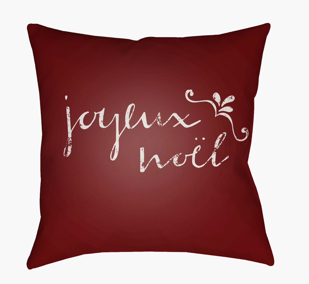 Joyeux Accent Pillow, Decorative Pillow by Surya, 18" length x 18" width