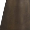Miko Indoor-Outdoor Bronze Drink Table, Outdoor Table by Uttermost, 10" width x 2' height x 10" depth thumbnail 5