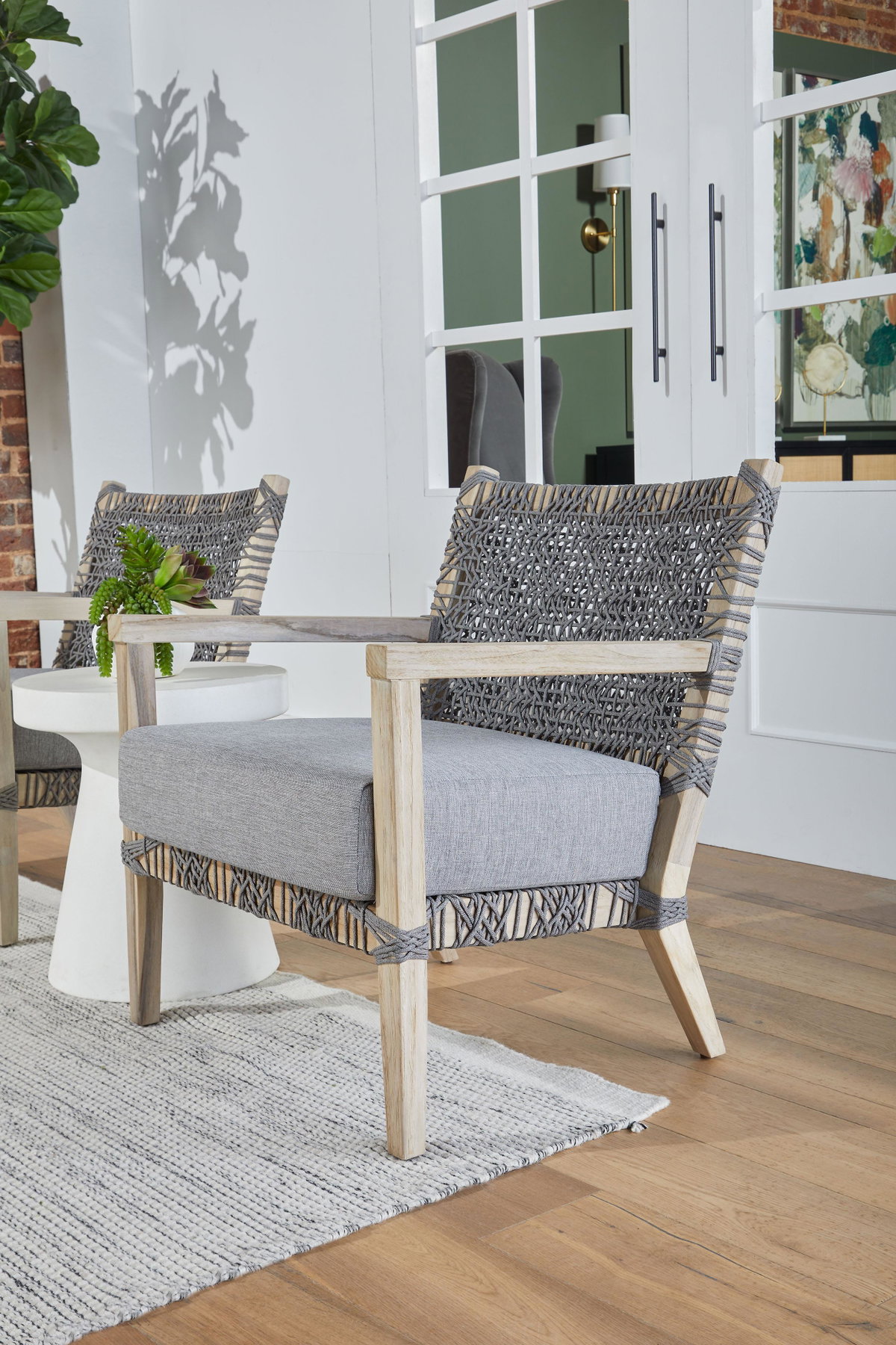 Costa Outdoor Club Chair, Accent Chair by Essentials for Living, 28.5" width x 32.5" height x 29.5" depth View 14