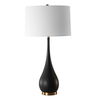 Nocturnal Black Table Lamp, by Uttermost, 18" width x 34.5" height x 18" depth thumbnail 5