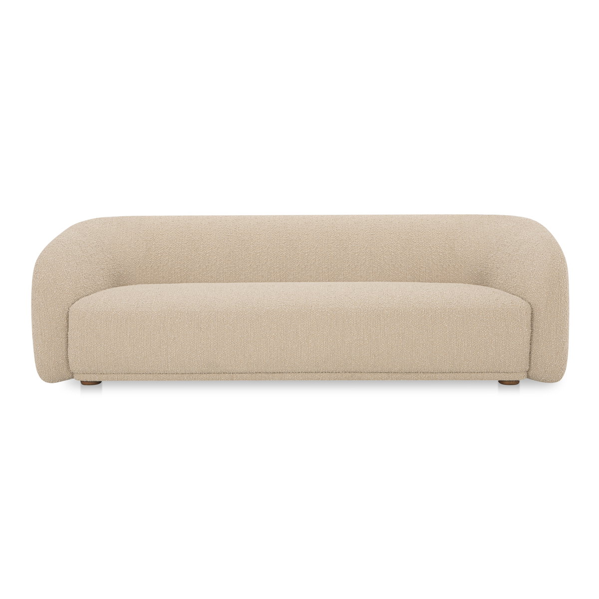 Faye Sofa Beige Boucle, Sofas & Sectional by Moe's Home, 92" width x 29" height x 35" depth View 1