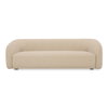 Faye Sofa Beige Boucle, Sofas & Sectional by Moe's Home, 92" width x 29" height x 35" depth thumbnail 1