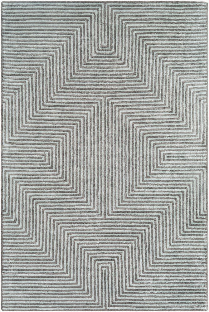 Quartz Handmade Rug, by Surya, 7'6" length x 5' width