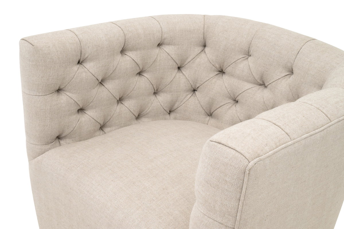 Marcel Swivel Club Chair, Accent Chair by Essentials for Living, 33" width x 29" height x 31" depth View 7