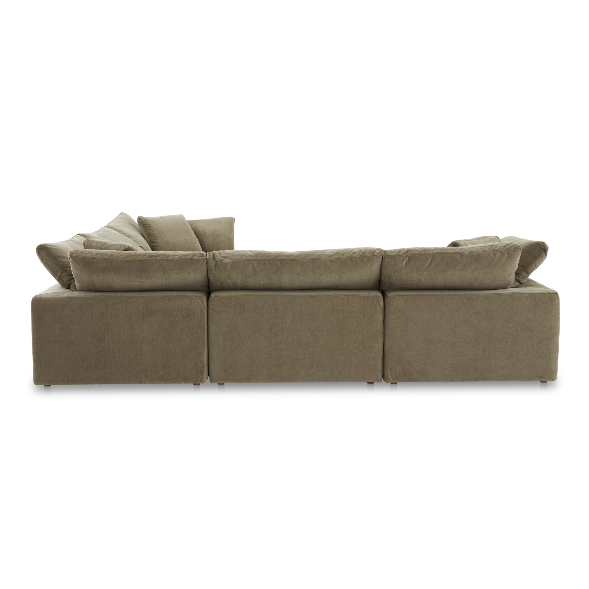 Clay Classic L-shaped Modular Sectional Desert Sage large image 