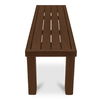 Marina Outdoor Bench Brown, Benche by Moe's Home, 57.99" width x 17.99" height x 16.02" depth thumbnail 6