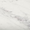 Amika White Marble Top Black Metal Base Console Table thumbnail 2