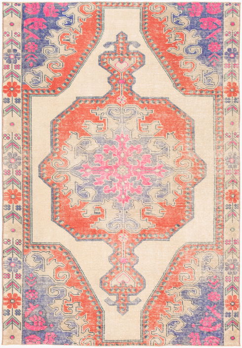 Antique One of a Kind Handmade Rug