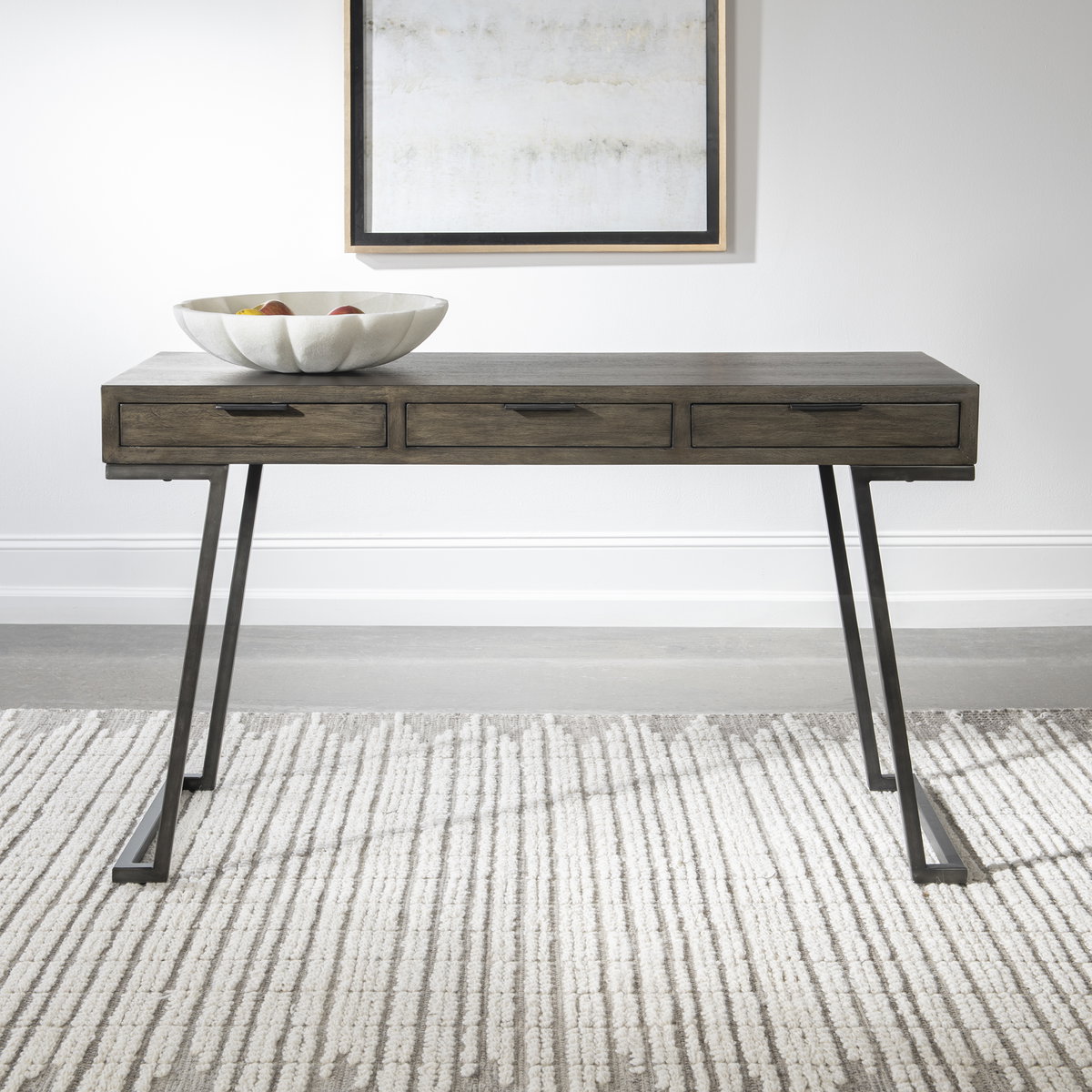 Comrade Natural Wood Desk, by Uttermost, 50" width x 29.5" height x 20" depth View 2