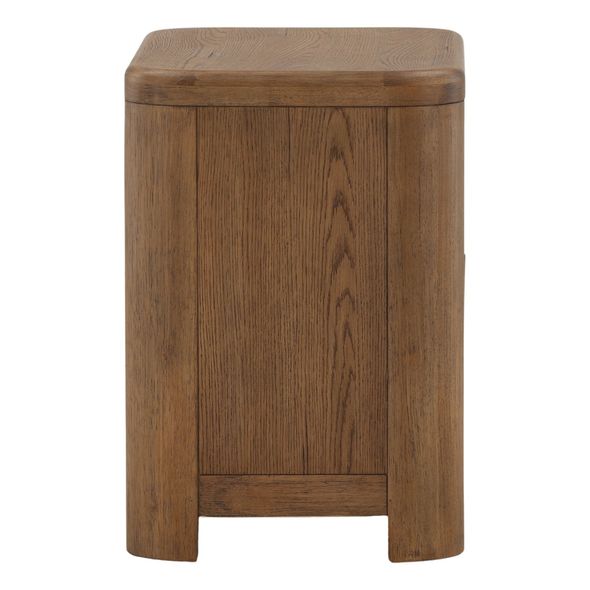 Chadwick Nightstand Brown, by Dovetail, 28" width x 25.6" height x 17.7" depth View 3