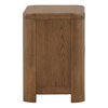 Chadwick Nightstand Brown, by Dovetail, 28" width x 25.6" height x 17.7" depth thumbnail 3